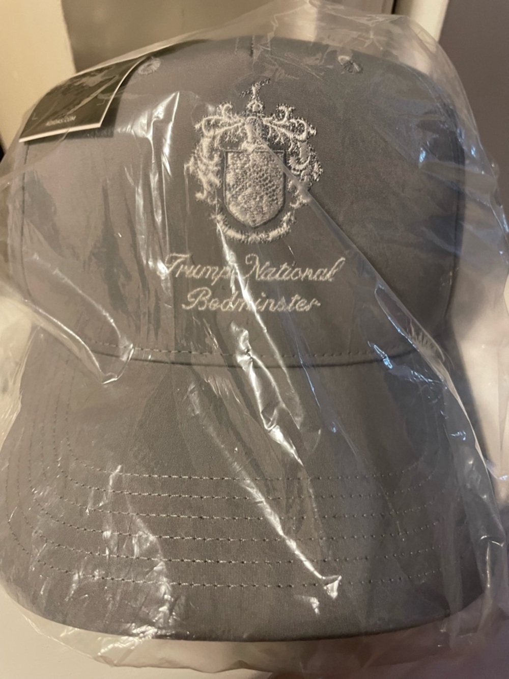 Trump National Bedminster - Adidas Gray Embroidered Crest Cap